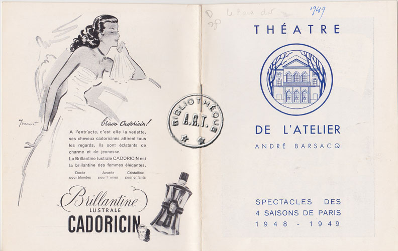 Les programmes de Théatre de l\